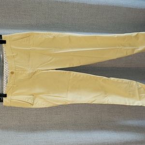 Talbots yellow chinos